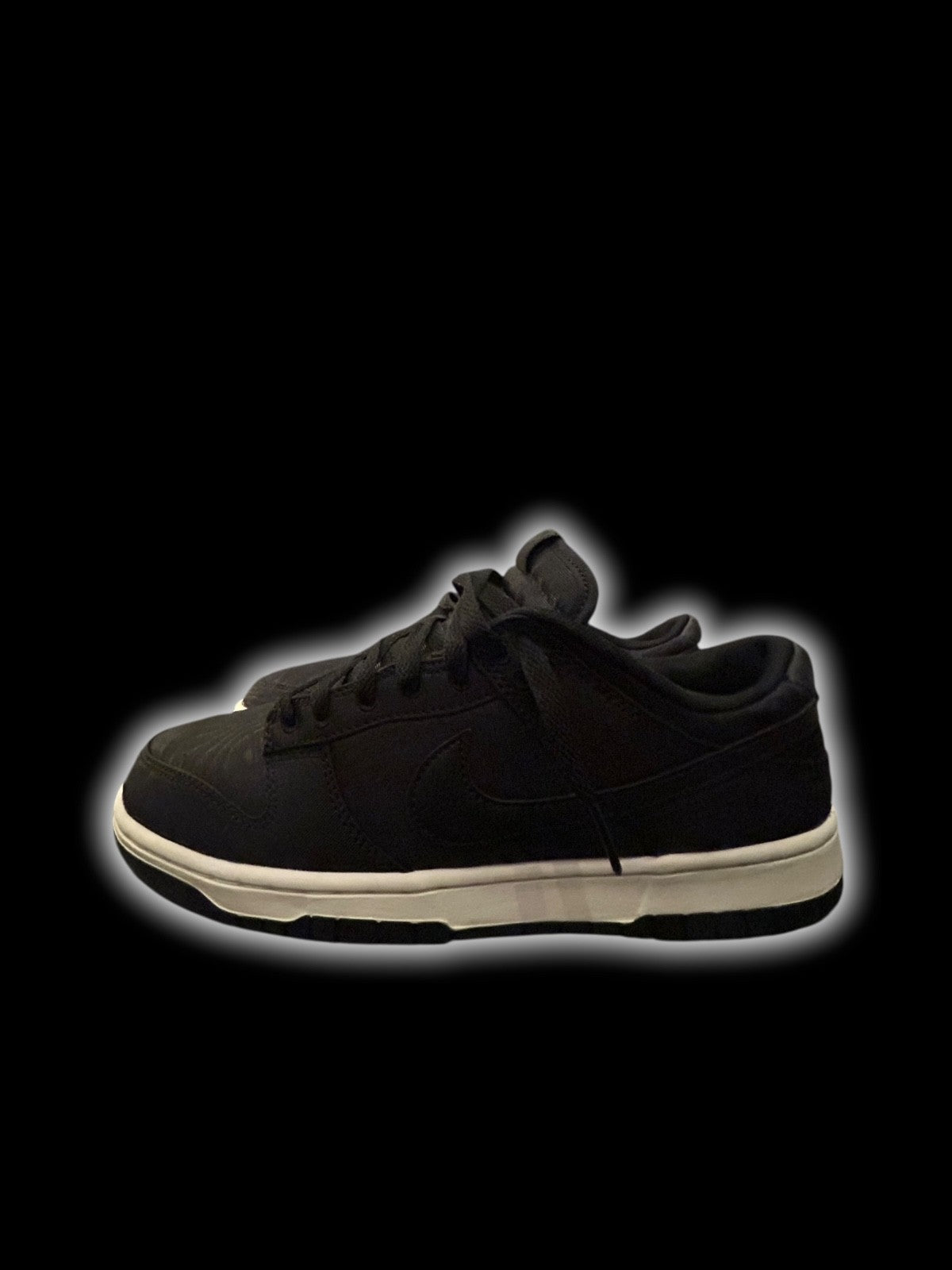 ( VNDS Dunk Low ) Black Canvas Men's Size [ 9 ]3