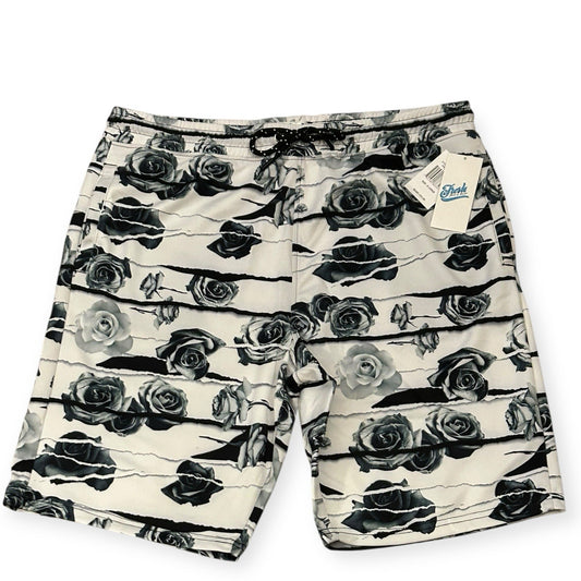  Drill Clothing Co.  Black & White Rose Fresh Prints Men’s Size [ XL ]0