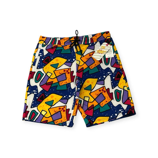  Fresh Prints of Bel-Air  Vibrant Abstract Shorts Men’s Size [ Medium 0