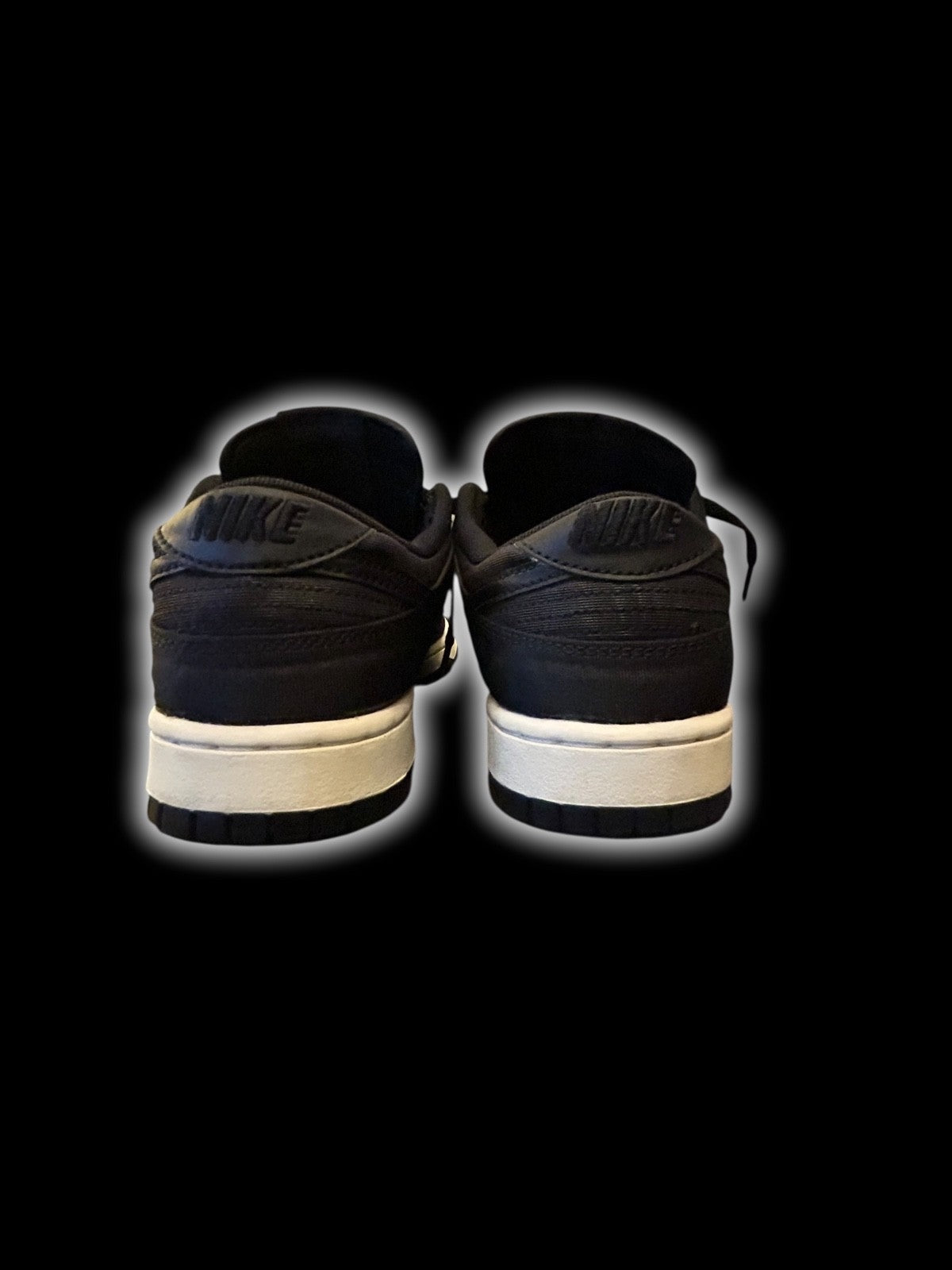 ( VNDS Dunk Low ) Black Canvas Men's Size [ 9 ]8