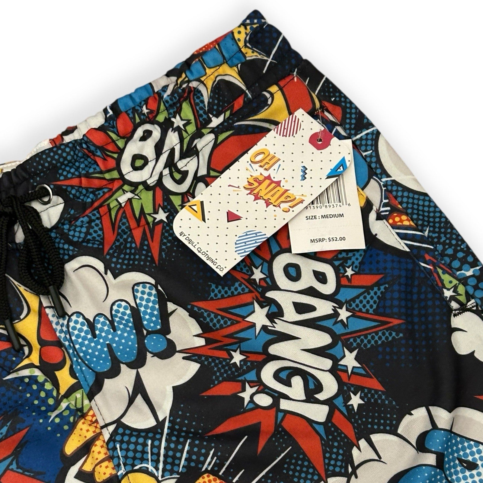  Oh Snap ! By: Drill Clothing Co. Comic styled Shorts Men’s Size [ Med1