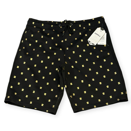   NYC Drill Clothing Co   Black Shorts With Gold Bee Accents Men’s Size0