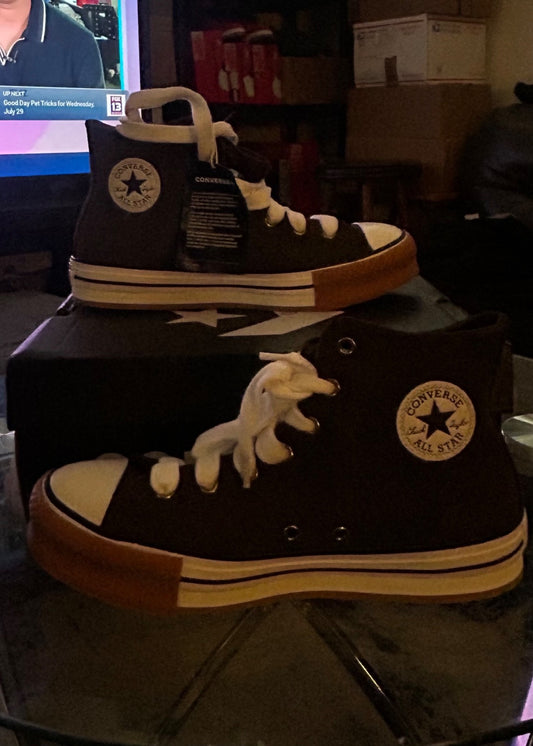Converse Evalift 'Black Canvas Gum Sole' [ Size 8W ] *Brand New*0