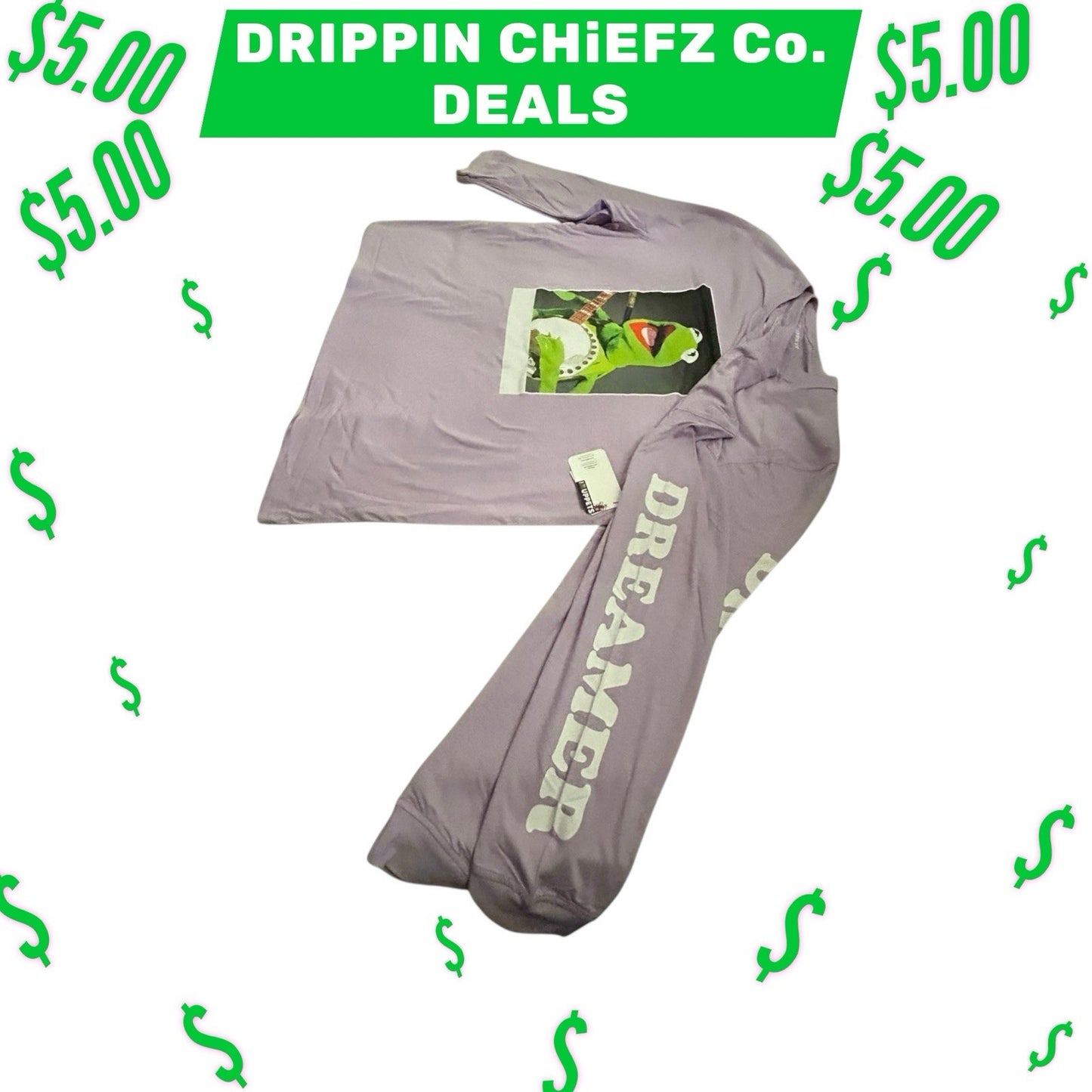 DRIPPIN CHiEFZ $5 DEAL Muppets (DREAMER) Graphic Tee Men’s Size [2XL] Unisex1