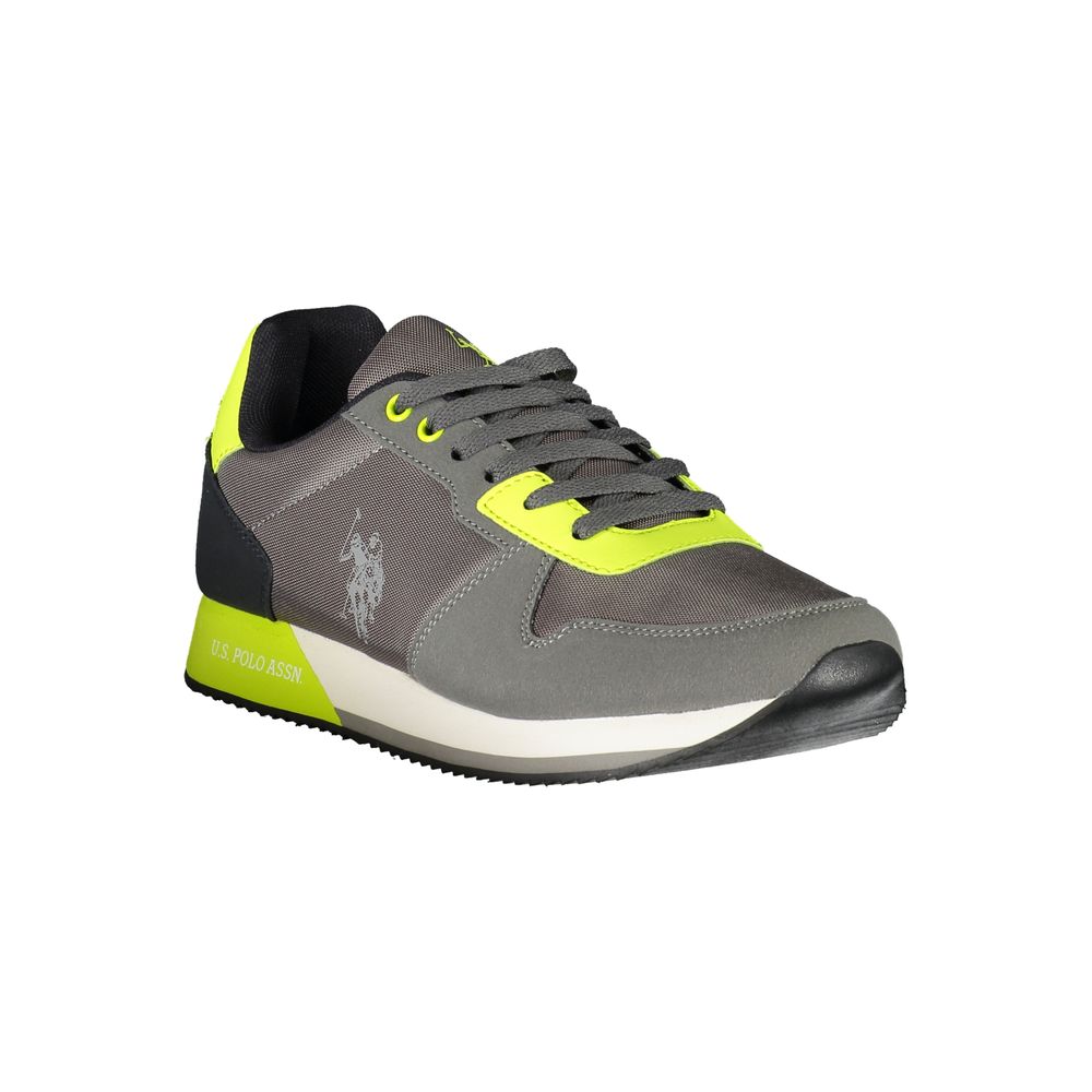 Brown Polyester Men Sneaker