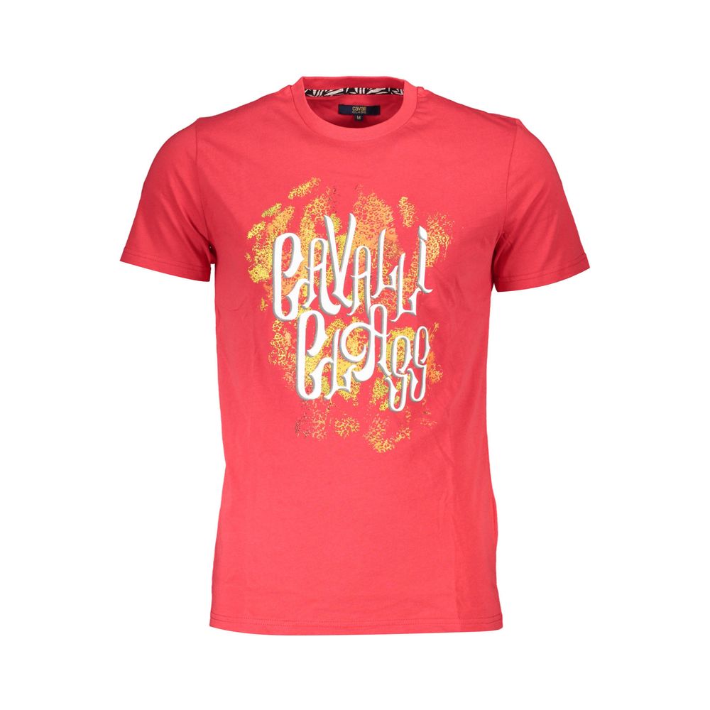 Red Cotton Men T-Shirt