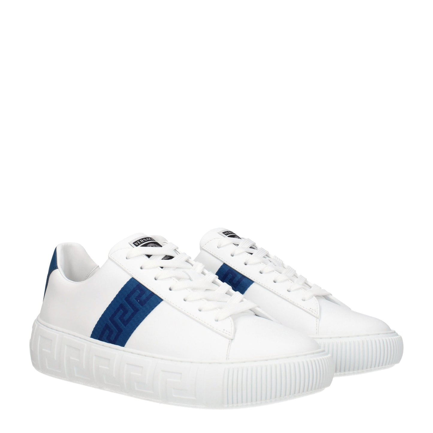 White Leather Low Tops