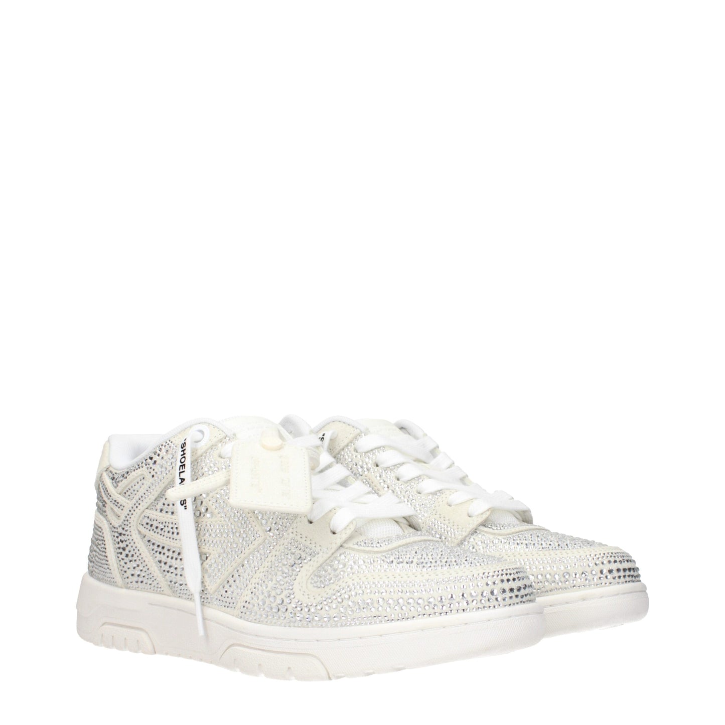 Beige Leather Low Tops