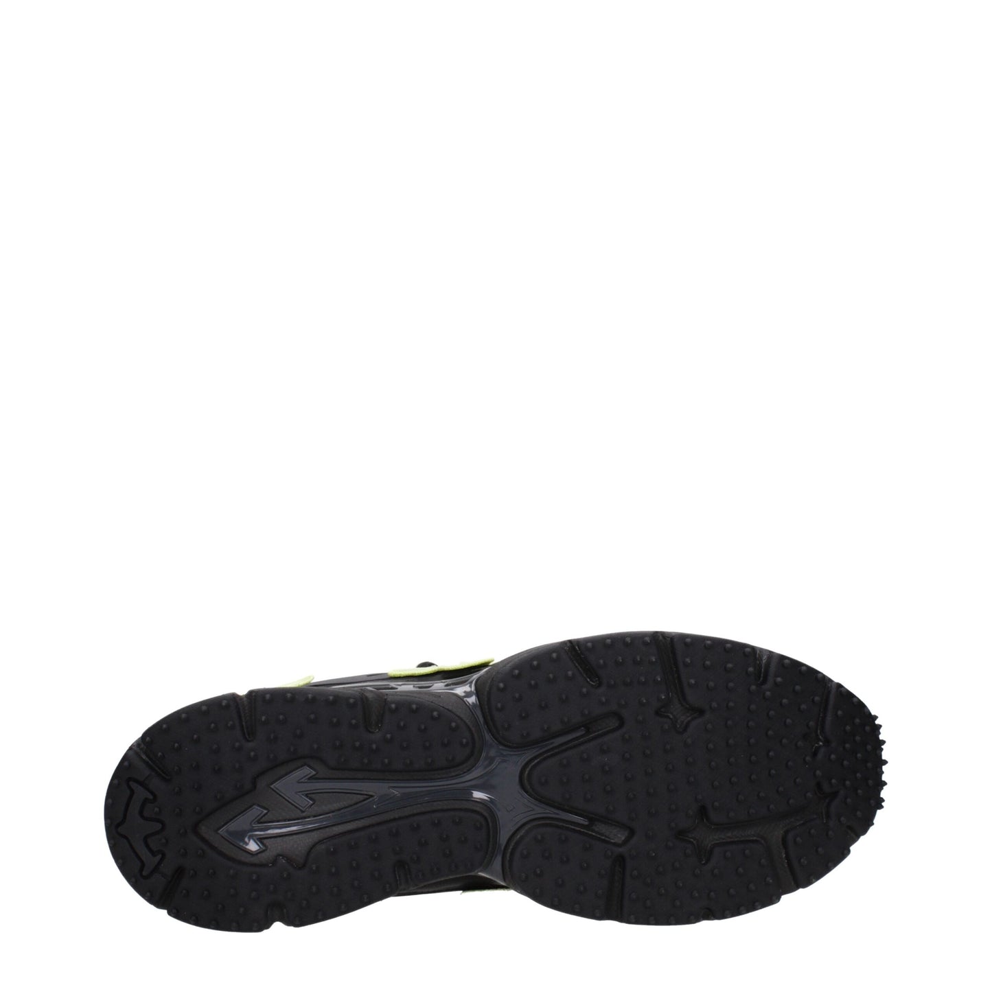 Black Fabric Athletic Sneakers
