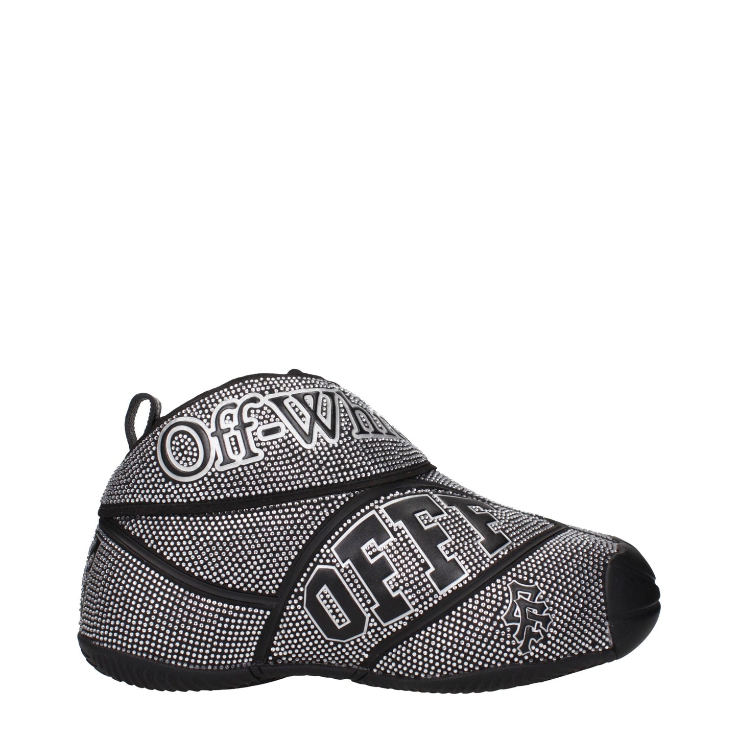 Black Cotton Sneakers